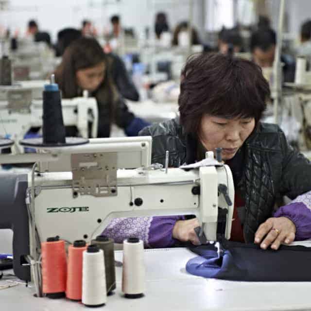 Made in China garment factory